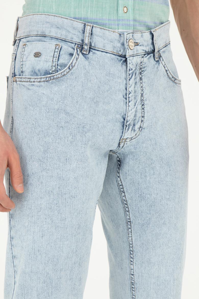 Erkek Açık Mavi Jean Pantolon - 50266217075