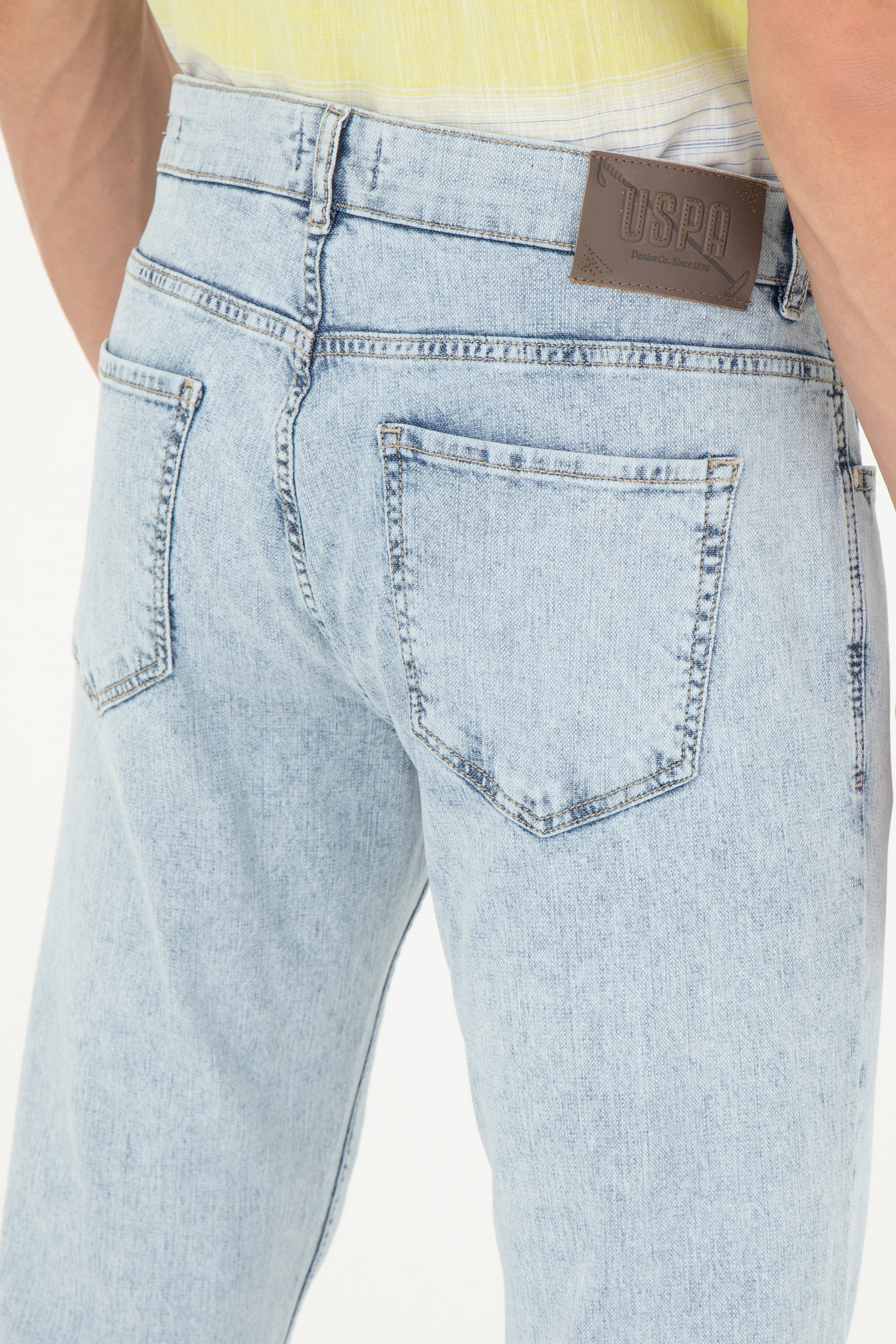 Erkek Açık Mavi Jean Pantolon - Image 7