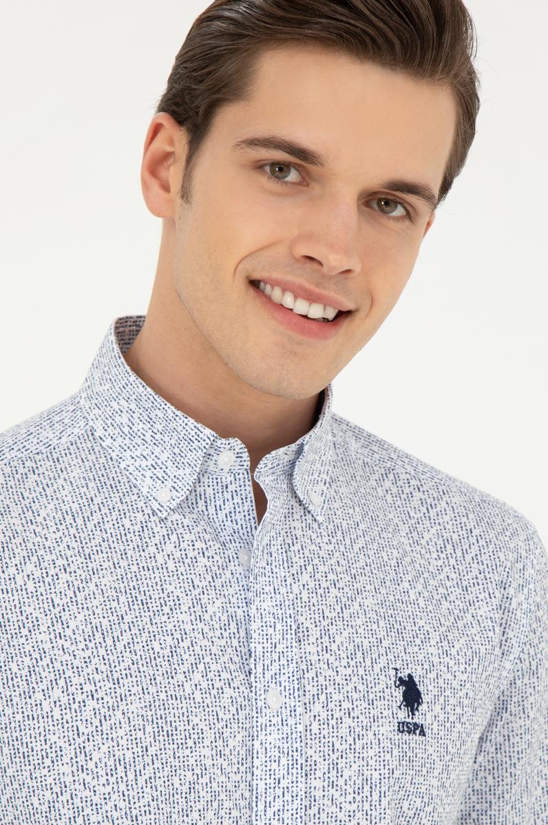 Erkek Lacivert Uzun Kollu Gömlek