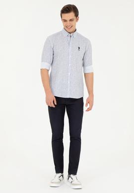 Erkek Lacivert Uzun Kollu Gömlek - 50282802003