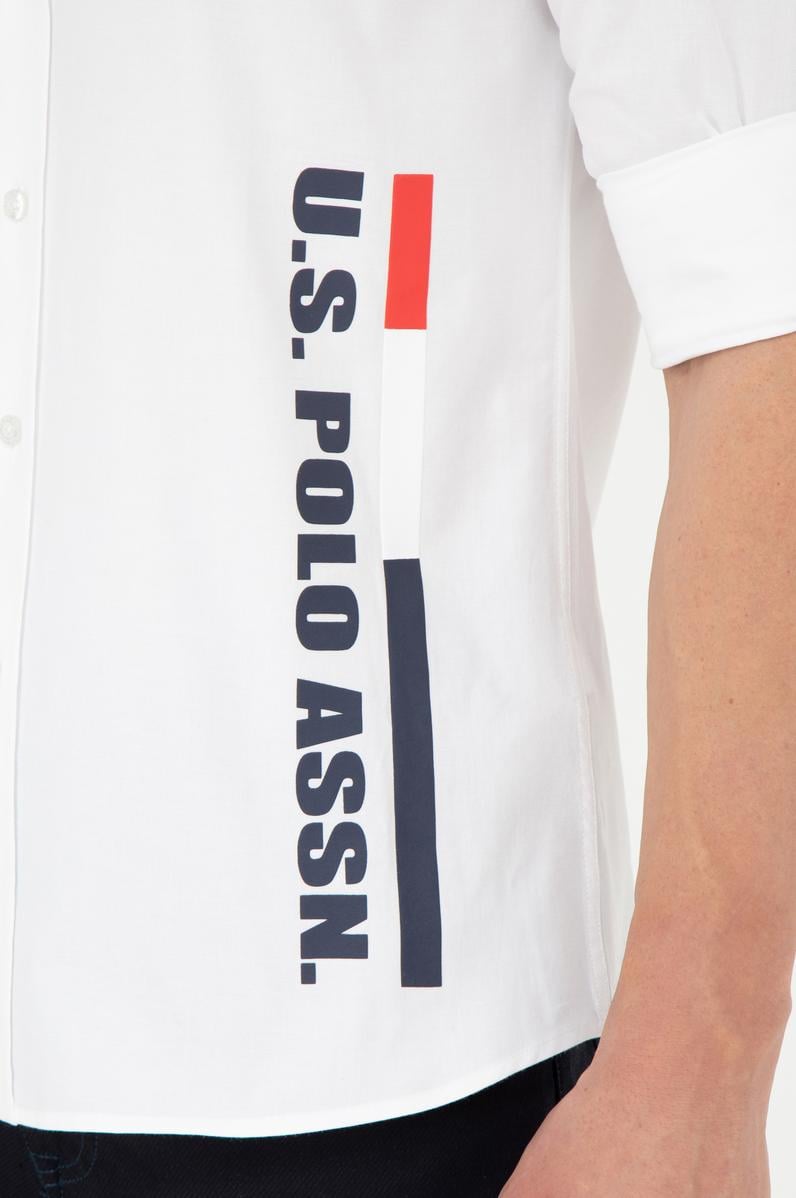 Erkek Beyaz Uzun Kollu Gömlek