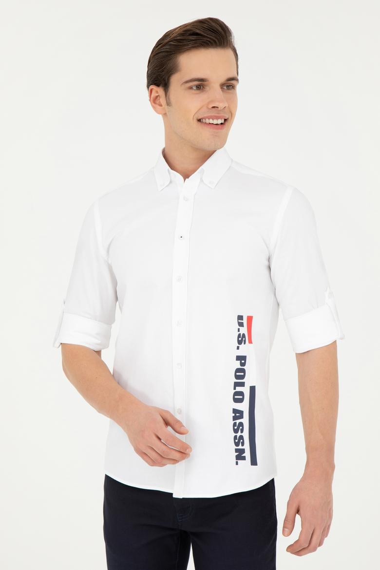 Erkek Beyaz Uzun Kollu Gömlek - 50283772001