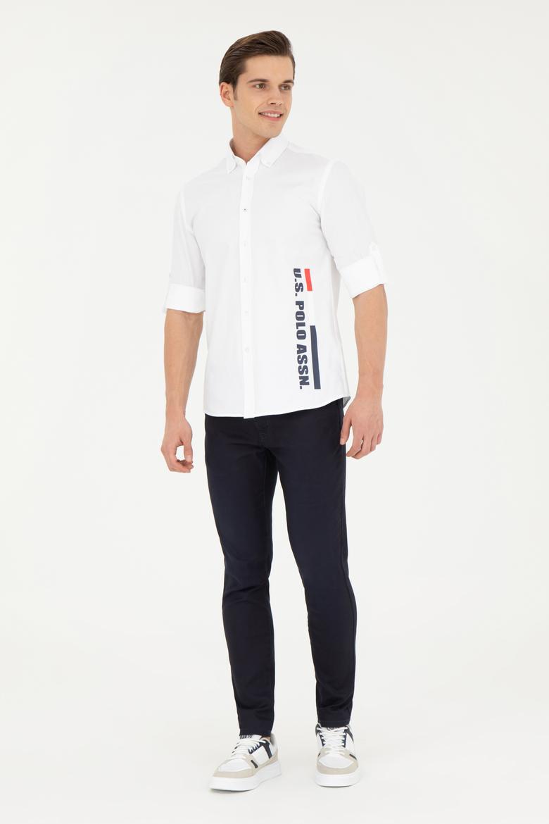 Erkek Beyaz Uzun Kollu Gömlek - 50283772001