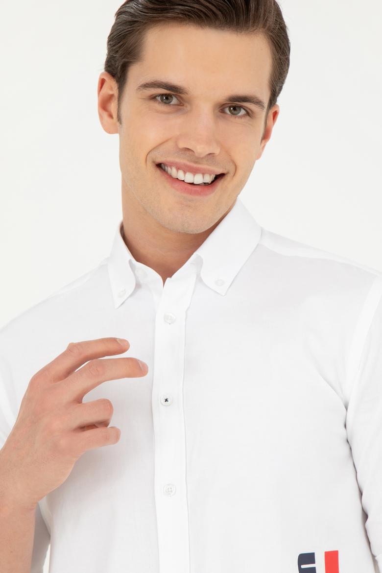 Erkek Beyaz Uzun Kollu Gömlek - 50283772001