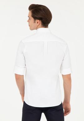 Erkek Beyaz Uzun Kollu Gömlek - 50283772001