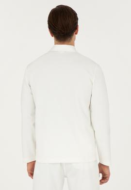 Erkek Ekru Örme Hırka - 50282231034