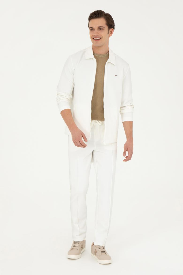 Erkek Ekru Eşofman Altı