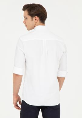 Erkek Beyaz Uzun Kollu Gömlek - 50283700015