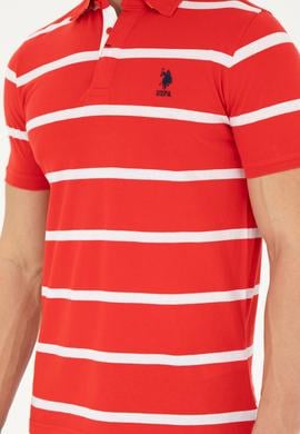 Erkek Kırmızı Polo Yaka Tişört - 50263221013