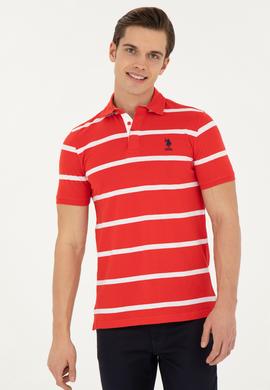 Erkek Kırmızı Polo Yaka Tişört - 50263221013