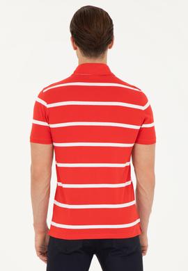 Erkek Kırmızı Polo Yaka Tişört - 50263221013