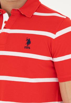 Erkek Kırmızı Polo Yaka Tişört - 50263221013