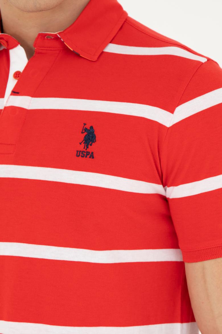 Erkek Kırmızı Polo Yaka Tişört - 50263221013