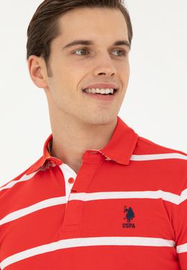 Erkek Kırmızı Polo Yaka Tişört - 50263221013