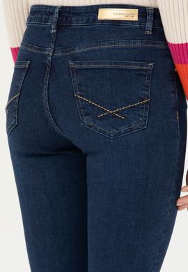 Kadın Koyu Mavi Jean Pantolon - 50272296002