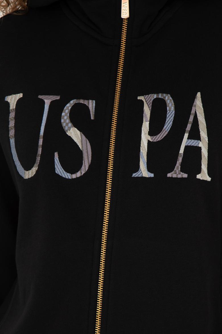 Kadın Siyah Basic Sweatshirt - 50280032043