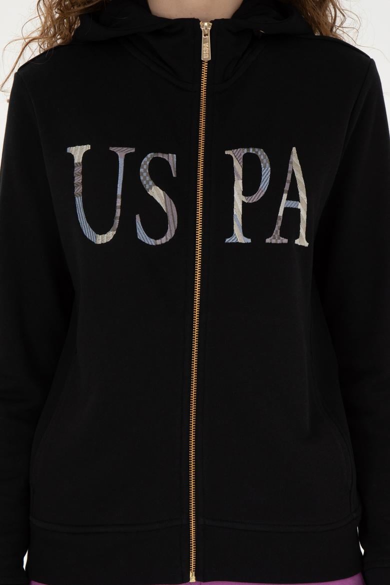 Kadın Siyah Basic Sweatshirt - 50280032043