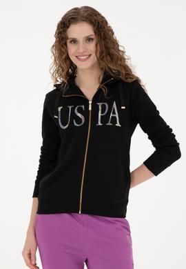 Kadın Siyah Basic Sweatshirt - 50280032043