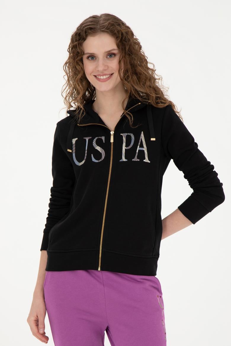 Kadın Siyah Basic Sweatshirt