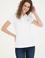 Kadın Beyaz Basic Polo Yaka Tişört