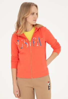 Kadın Nar Çiçeği Basic Sweatshirt - 50280032014