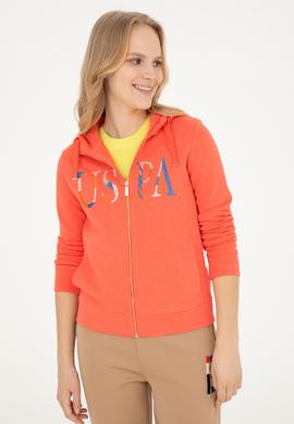 Kadın Nar Çiçeği Basic Sweatshirt - 50280032014