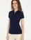 Kadın Lacivert Basic Polo Yaka Tişört
