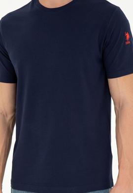 Erkek Lacivert Basic Tişört - 50284618051