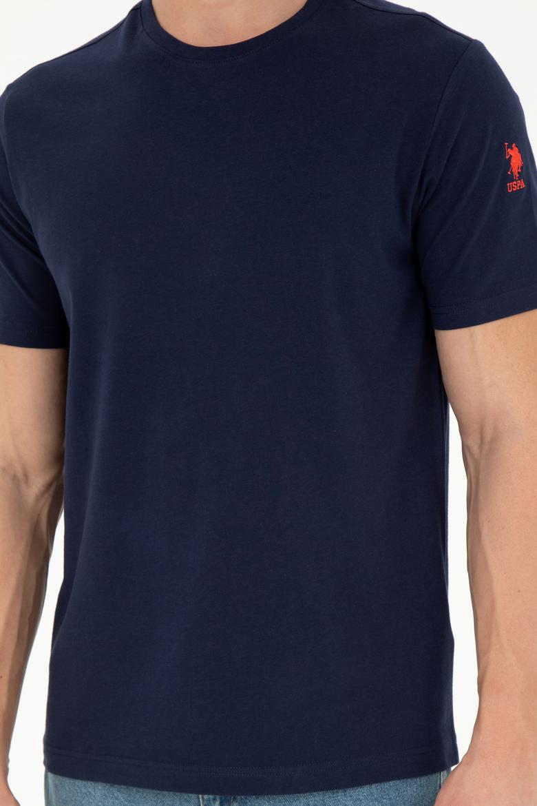 Erkek Lacivert Basic Tişört - 50284618051