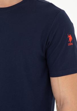 Erkek Lacivert Basic Tişört - 50284618051