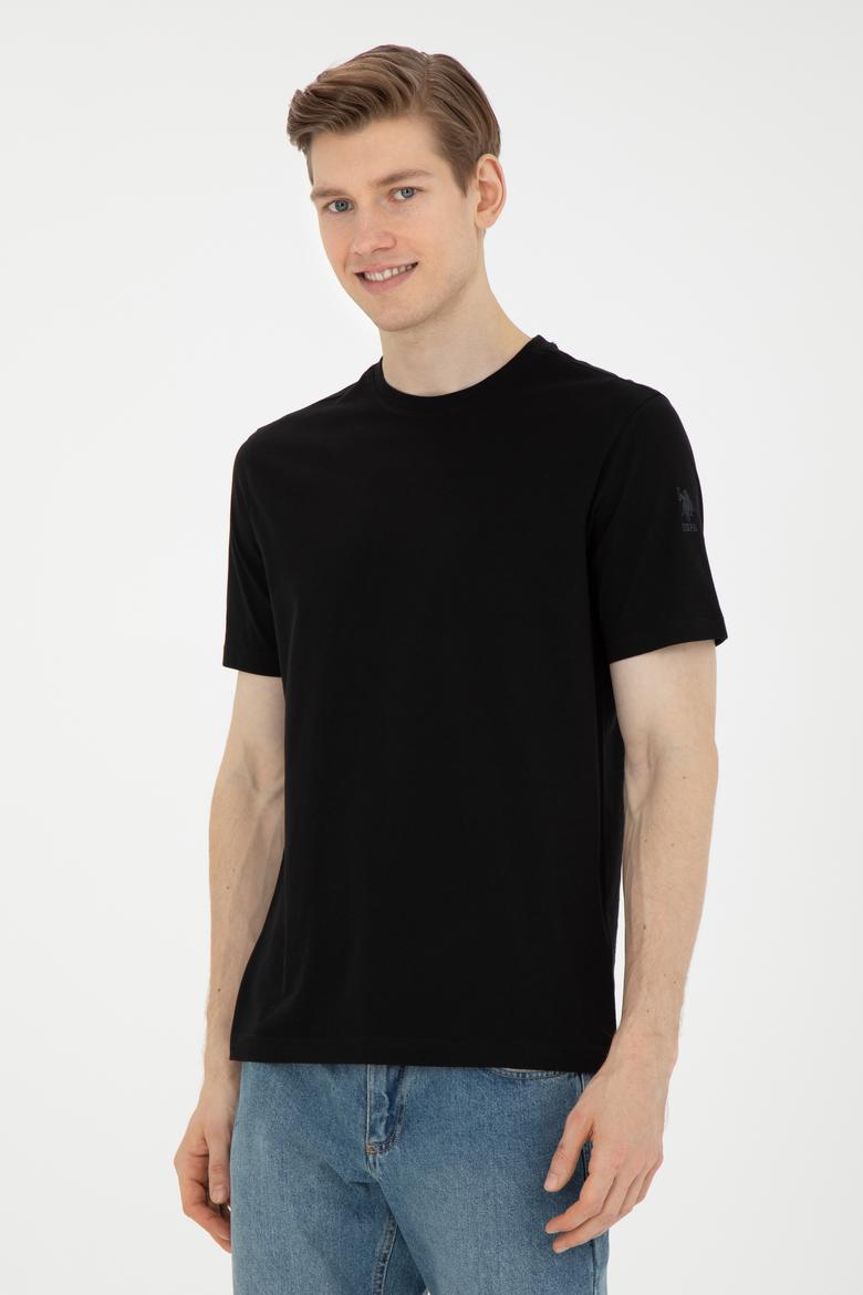 Erkek Siyah Basic Tişört - 50284618099