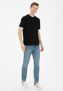 Erkek Siyah Basic Tişört - 50284618099