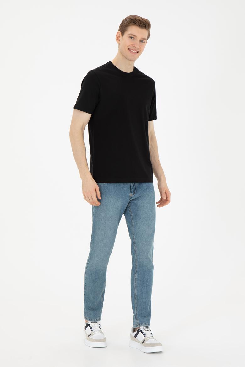 Erkek Siyah Basic Tişört - 50284618099