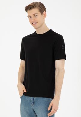 Erkek Siyah Basic Tişört - 50284618099