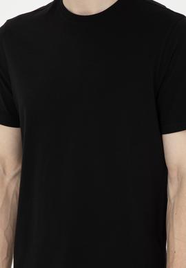 Erkek Siyah Basic Tişört - 50284618099