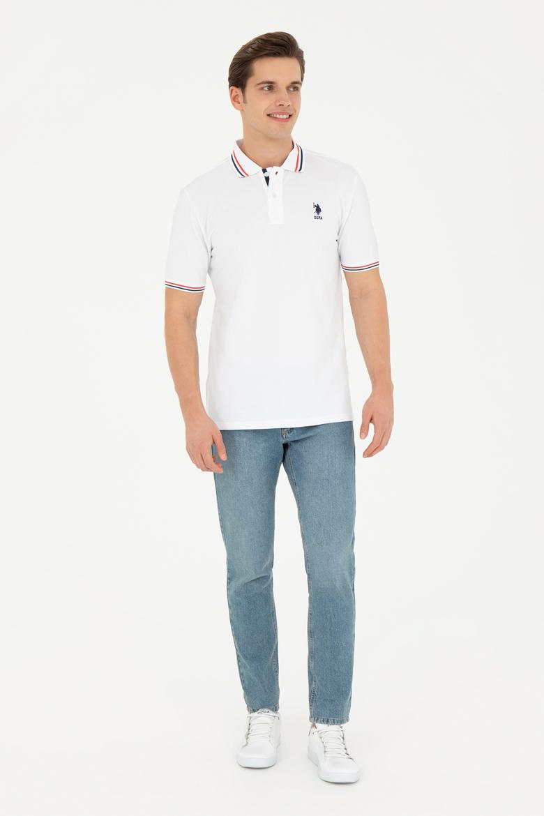 Erkek Beyaz Basic Tişört - 50284639001