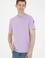 Erkek Lila Basic Tişört