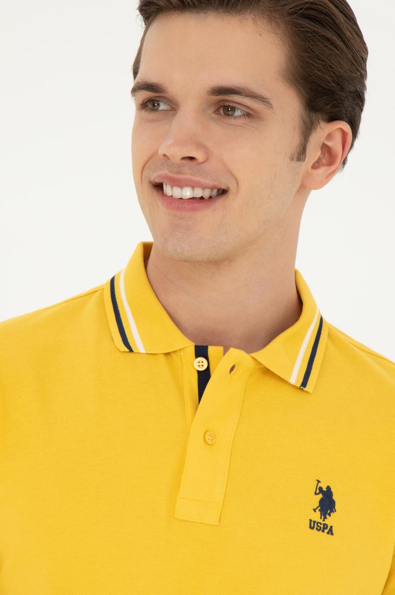 Erkek Safran Basic Tişört