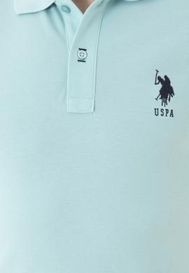 Erkek Su Yeşili Basic Tişört - 50284633146