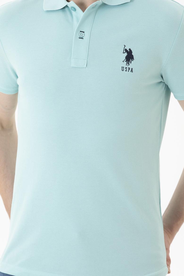 Erkek Su Yeşili Basic Tişört - 50284633146