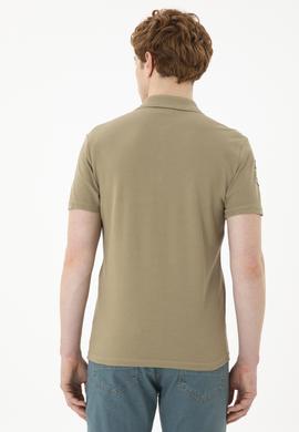 Erkek Haki Basic Tişört - 50284633236