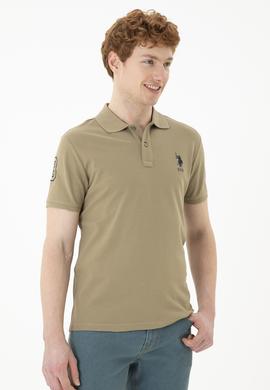 Erkek Haki Basic Tişört - 50284633236