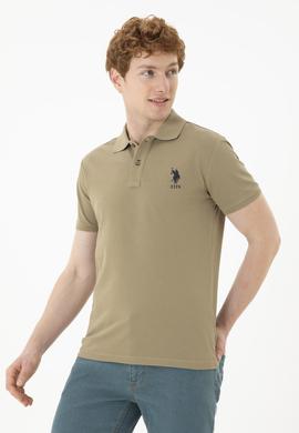 Erkek Haki Basic Tişört - 50284633236