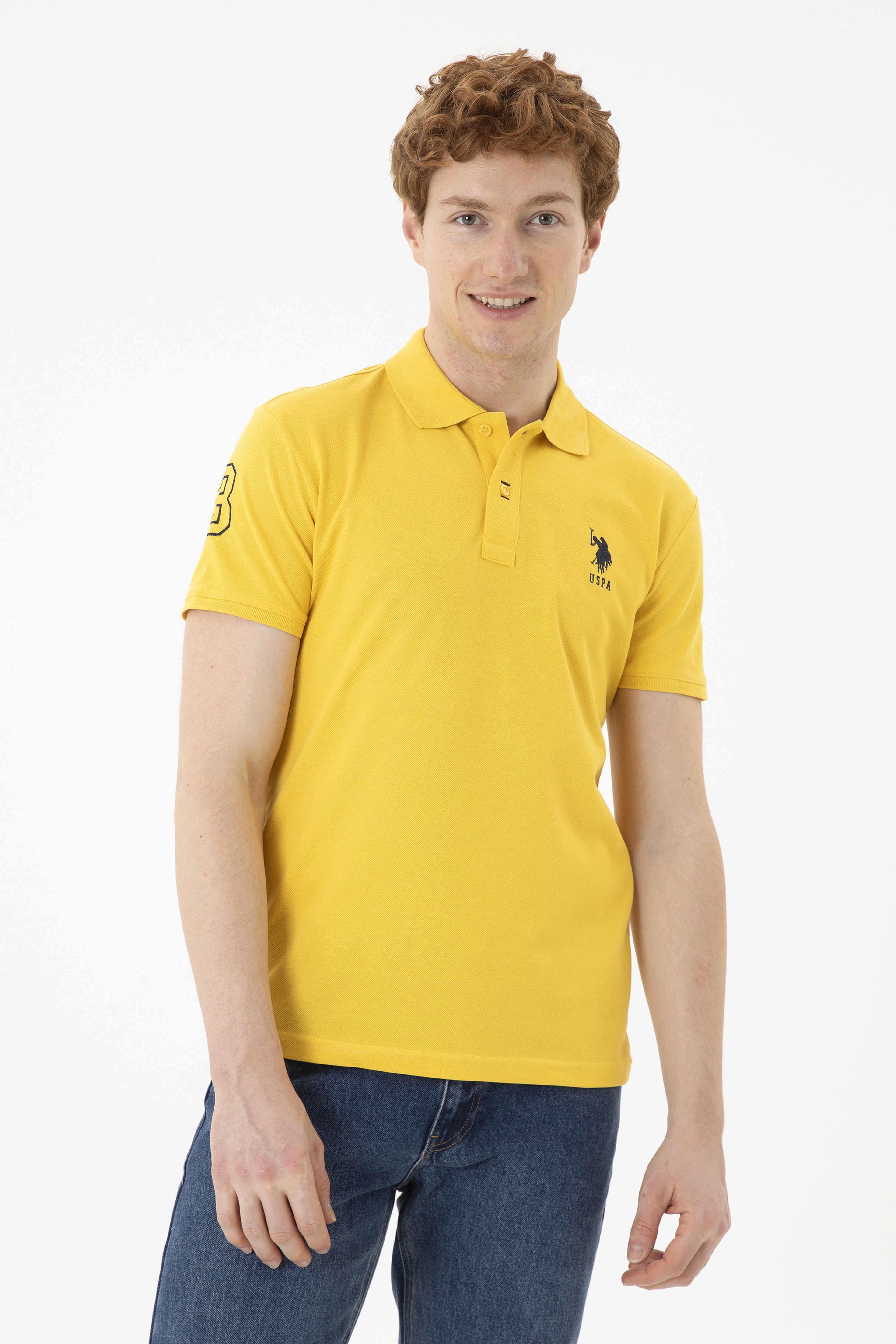 Erkek Safran Basic Tişört