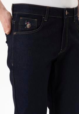 Erkek Koyu Mavi Jean Pantolon - 50286452083