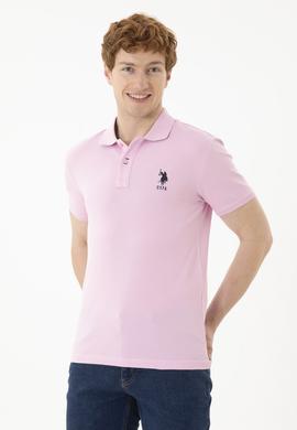 Erkek Pembe Basic Tişört - 50284633068