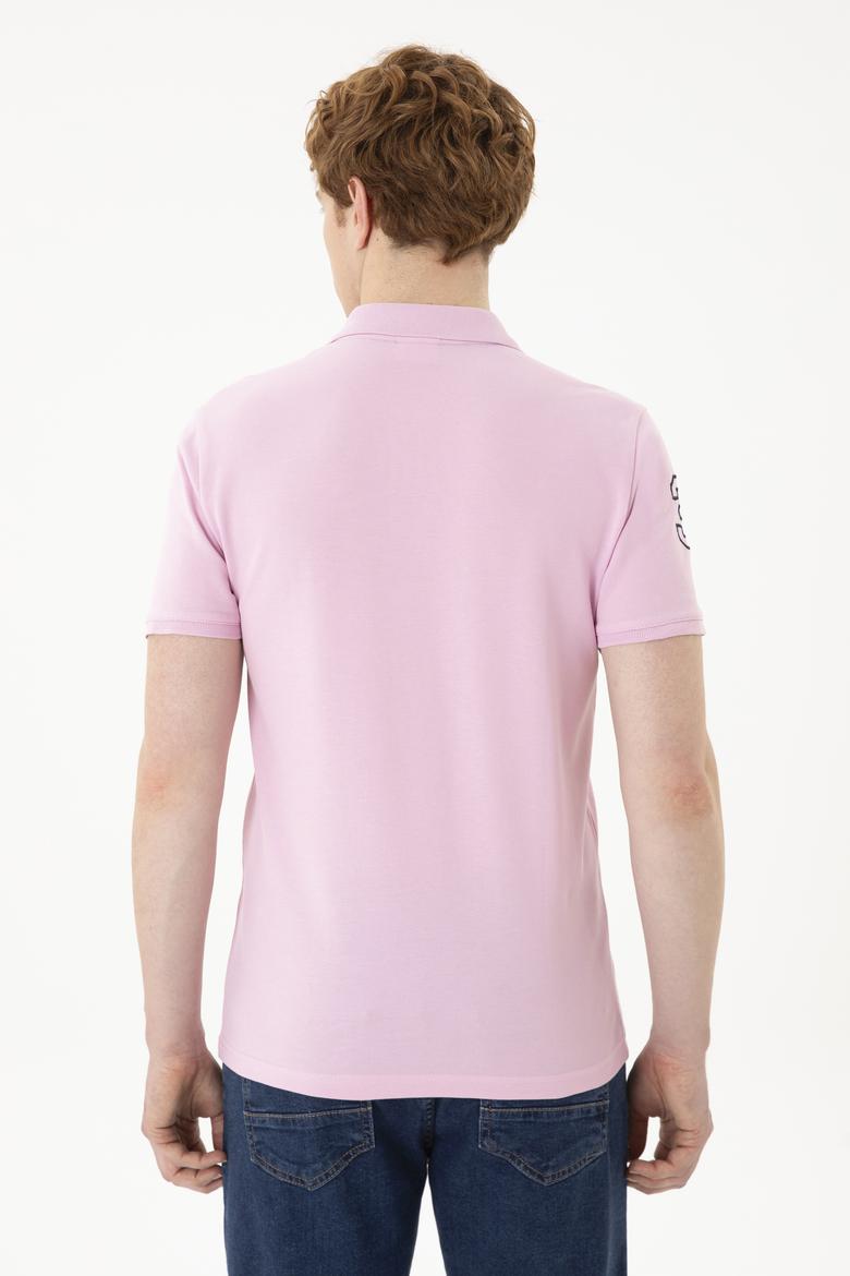 Erkek Pembe Basic Tişört - 50284633068