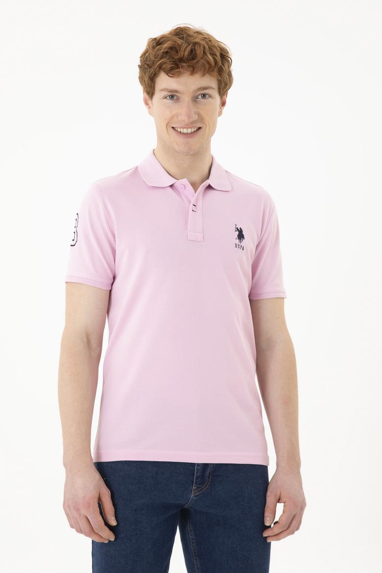 Erkek Pembe Basic Tişört - 50284633068