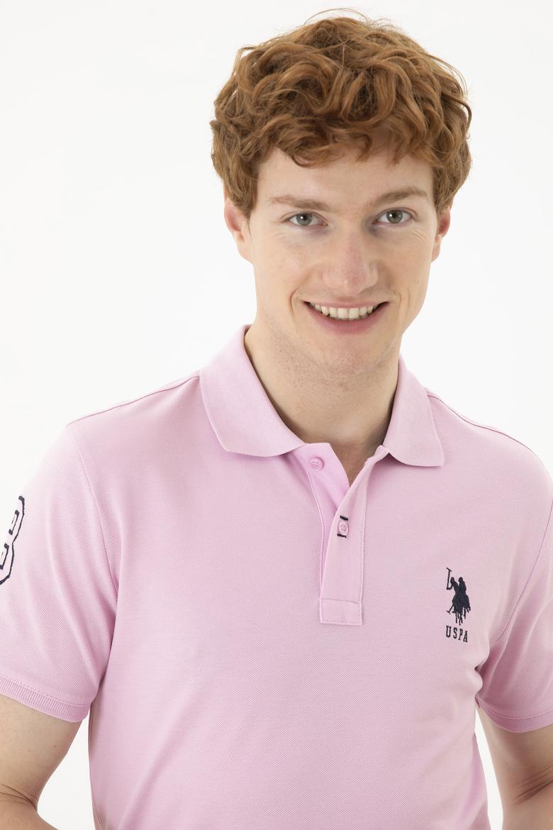 Erkek Pembe Basic Tişört - 50284633068