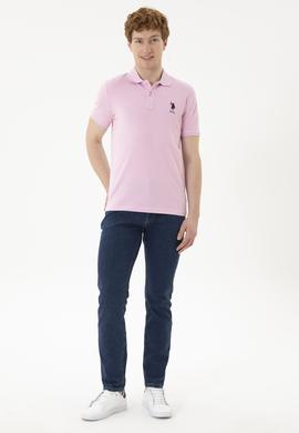 Erkek Pembe Basic Tişört - 50284633068